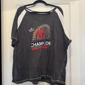 Washington Nationals 2019 World Series Champs tshirt - 3X